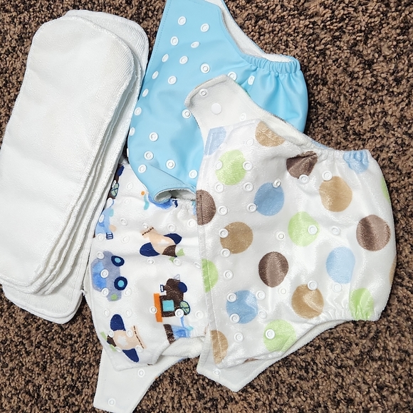 KaWaii Baby & Fuzzy Bunz Other 3 Kawaii Baby Cloth Diapers Fuzzy